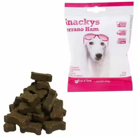 * 5 Pack - SNACKYS - Snacks, Premios, Pequeños y Deliciosos para Todos los Perro, SIN GLUTEN, 6 Sabores Diferentes - 1