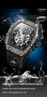 Reloj De Moda Para Hombre ONOLA Lujo Top Deportivo Impermeable Con Cuarzo Reloj De Pulsera De Aluminio Luminoso Para Hombres - details 7