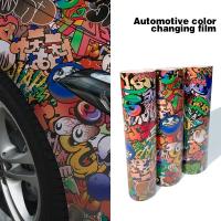 Pegatinas De Coche Graffiti Pintura Película Adhesiva Vinilo Auto Ajuste Skateboards Decorativas Decales Para Motocicletas Accesorios De Coche - details 8