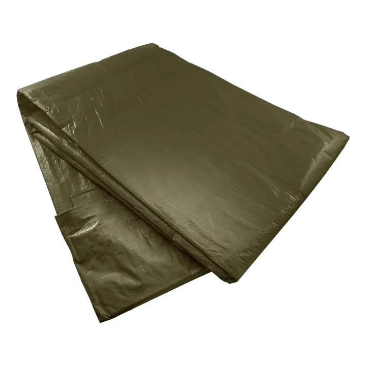 Toldo Rafia Impermeable 4x5 Metros Verde con Ollaos - Marca Wurko - 1