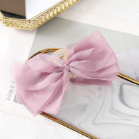 Haimeikang Pinza De Cabello De Malla Para Mujer Estilo Coreano Verano Accesorios De Cabello Solid Color Decorativos Para Peinado - details 7