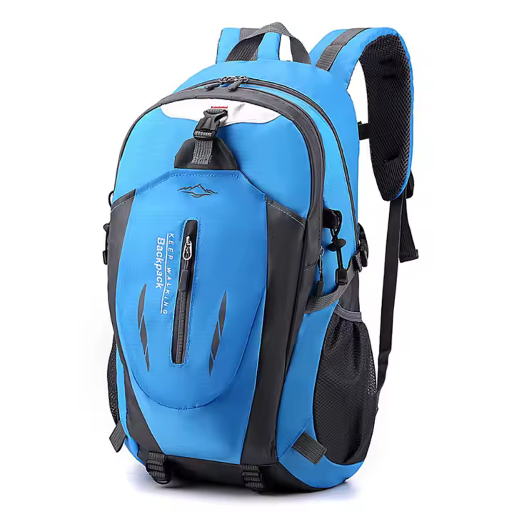 Mochila De Senderismo 40L Impermeable Ligera Para Exteriores Trekking Viajes Para Hombres Y Mujeres Mochila Suave De Poliéster - 1