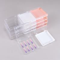 Caja De Exhibición Para Uñas Postizas En Rosa/Blanca Organizador De Joyas Para Arte De Uñas Caja De Almacenamiento DIY Herramientas De Manicura - details 0