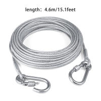 Cable De Atadura Para Perros 4.6m/9m/15m Línea De Paseo Para Jardín Con Clip De Alta Calidad Para Perros Menores De 250 Lbs - details 11