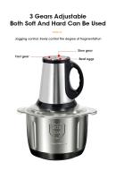 Tratadora De Alimentos Eléctrica Multifuncional NOCCLILI 500W 5L Capacidad Para Carne Y Vegetales Ajustable Máquina De Procesamiento De Alimentos Para La Cocina - details 2