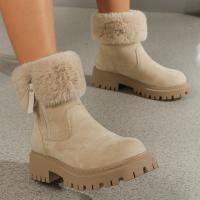 SP Botas de gran tamaño para Mujer, Zapatos de terciopelo de nuevo modelo para Mujer para Invierno, BOTAS Martin Cálidos, - details 0