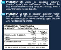 ERIX NUTRICION | OMEGA 3 90 PERLAS | Omega 3 2000mg por dosis diaria | 360mg de EPA + 240mg de DHA - Ácidos Grasos de Alta Potencia | Aceite de Pescado para Colesterol - details 6