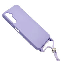 Mercachip Carcasa silicona con cuerda Samsung A05S, Case  protección antigolpe móvil color turquesa, morado, negro y rojo - details 0