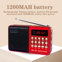 BIT Altavoz Medio Portátil Con Radio FM Digital MP3 Player Soporta Tarjeta TF USB Con Pantalla LED Occkic Multifuncional - details 7