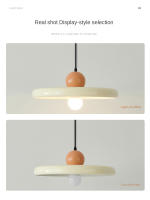 Lámpara Colgante LED Moderna Y Minimalista En Forma De UFO Circular Para Restaurante Mesa De Comedor Barra Iluminación Metal - details 5