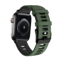 Correa De Reloj De Silicona Para Apple Watch Compatible Con Series 8 Se 9 7 6 5 4 3 Ultra2 Tamaños 44mm 40mm 49mm 45mm 41mm 38-42mm Color Variado - details 9