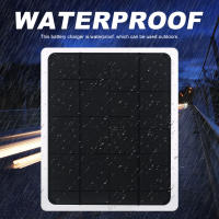 Cargador De Batería Solar Para Coche Y Motocicleta 12V Portátil Impermeable Kit De Mantenimiento Con Panel Solar Trickle Charging Para RV - details 2