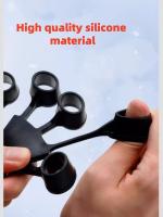 1pcs Gripster De Silicona Entrenador De Agarre Para Mano Y Dedos Ejercicio De Fitness Y Deporte Para Hombres Y Mujeres - details 0