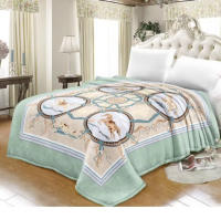 Manta Terciopelo Estampada 200x240 3 kg, para cama 135/150cm - details 1