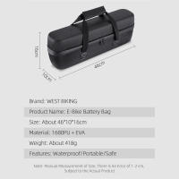 Bolsa De Almacenamiento Para Batería De Bicicleta De Montaña Grande Impermeable Para Bicicleta Eléctrica Bolsa De Nylon Para Batería De Vehículo Eléctrico - details 6