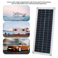 Panel Solar 12V De Célula Solar Con Controlador De 60A Para Recarga De Teléfonos RV Coches MP3 PAD Suministro De Batería Al Aire Libre - details 3