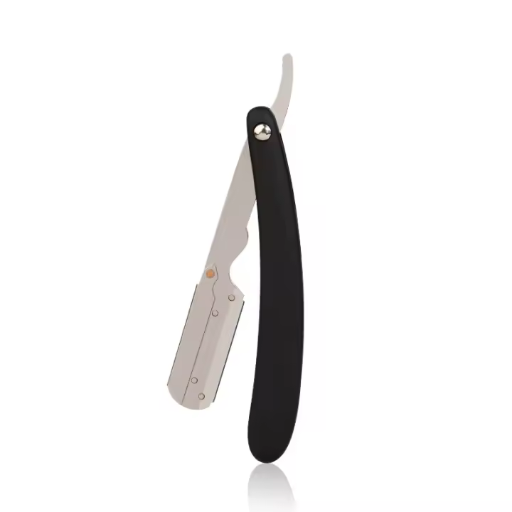 Cuchillo De Afeitar Plegable De Acero Inoxidable Para Hombres Barbero Cuchilla De Cejas Afeitadora De Barba Accesorios De Cabello - 1