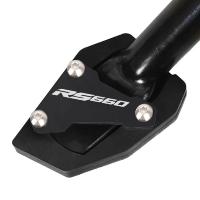 Soporte De Estandarte Lateral Para Motocicleta Aprilia RS660 2020-2023 Alargamiento De La Placa De Soporte De Pies Accesorio De Moto Material De Aluminio - details 0