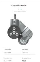 Kit De Corte De Hojas De Metal Con Cortador De Acero Y Titanio Para Taladro Eléctrico Herramienta De Adaptador Y Punzón Fila De Hojas Sujeta Con Plástico - details 11