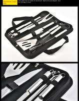 Set De Herramientas Para Parrilla Portátil 9 Piezas Incluye Spatula Clip Skewer Con Bolsa De Almacenamiento Para Barbacoa Al Aire Libre - details 9