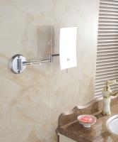 Espejo De Baño Con Ampliación 3X Espejo De Maquillaje Para Pared Espejo Cosmético Plegable Cuadrado De 8 Pulgadas Con Brazo Doble Acero Inoxidable Moderno Para Dama - details 5