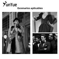 Bastón De Moda Steampunk Con Calavera Dorada Y Negro Decorativo Para Fiesta Gótica Vintage Bastón De Caminar Cospaly Vintage - details 1