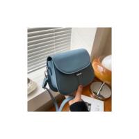 Bolso Cruzado de cuero PU para Mujer, Cartera de diseño, semicircular, estilo Retro, at fashion - details 2