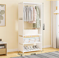 Perchero de pie y Zapatero Pared para Ropa Abrigos Estantería ropa estante MODA zapato armario empotrado organizador Vestíbulo - details 6