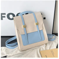 Nuevo bolso de mujer, nueva moda coreana, retro, simple, de color sólido, con hebilla de metal, mochila portátil de nicho - details 10