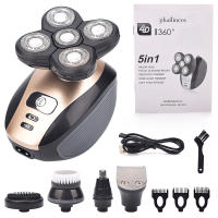 Afeitadora Eléctrica Recargable Portátil 5 En 1 Para Rostro Hombre Cuchilla Doble Borde Impermeable Máquina De Afeitar - details 8