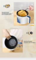 Cocina Eléctrica Doble Capa 220V Con Functions De Arroz a La Estiba Verduras Y Sopa Inteligente Antiadherente Para El Hogar Con Enchufe EU - details 9