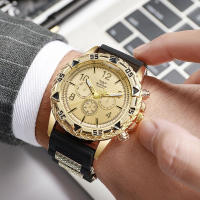 Reloj De Moda Para Hombre Con Correa De Silicona Casual Reloj De Pulsera Cuarzo Deportivo Con Marcadores Numerales Arábicos - details 0