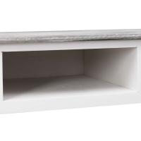 vidaXL Escritorio de madera gris 110x45x76 cm - details 6