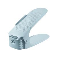 Organizador De Zapatos Ajustable 10Pcs Rack Doble Estante Ahorrador De Espacio Para Armario Herramienta De Ordenación De Zapatos PP Material - details 2