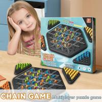 Juego Educativo Interactivo De Triángulos Y Cadenas Para Familiar Y Fiesta Regalo Set De Batalla Con Banda De Goma Juego De Estrategia Para Edad 12+ - details 1
