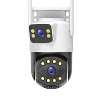 Cámara De Seguridad IP HD 6MP Wifi Exterior Con Lente Dual Pantalla Dual Resistente Al Agua Icsee App Seguimiento Automático Vigilancia De Video Policia - details 10