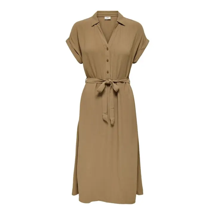 JdY Vestido Mujer JDYMIAMI S/S MIDI SHIRT DRESS WVN - 1