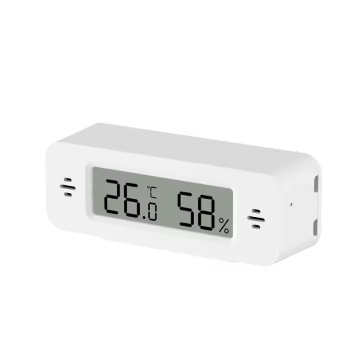 Termómetro Y Higrómetro Inteligente Mini WiFi Tuya Compatible Con Google Home Yandex Alexa Control Remoto Por App Con Alarma - 1