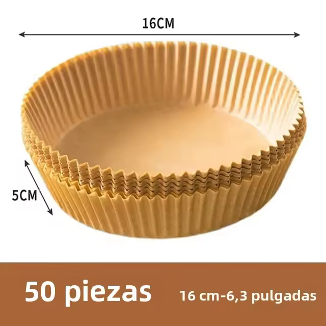 50PCs Papel De Fritura De Aire Desechable No Adhiere a La Madera Asesoría De Tetera Accesorios De Fritura De Aire - 1