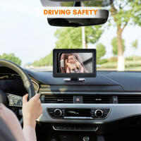Cámara De Seguimiento Para Coche 1080P Con Pantalla De Asiento De 4.3 Pulgadas Visión Nocturna De 150° Para Asiento Retrovisor De Bebé - details 4