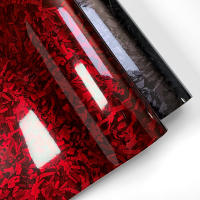 Pegatina De Vinilo Para Coche 50cm X 300cm Glossy Negro Plateado Rojo Cambio De Color Impermeable Auto Adhesiva Accesorios Para Coche - details 2