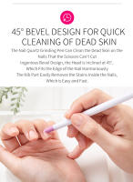 5Pcs Lápiz De Cuidado De Uñas De Cuarzo Para Cutícula Y Piel Muerta Herramienta De Manicura Con Portaherramientas De Plástico Seguro Y Rápido Para Uñas Naturales - details 2