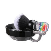 Cuchara De Abarde Para Hombres De Alta Calidad En Cerámica Con Cepillo De Cerámica Herramientas De Barbero Colores De Moda Tamaño 13*5 Cm - details 0