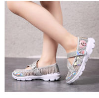 Sandalias De Playa Para Niñas Verano Antideslizantes Transpirables Talla 26-36 Con Diseño De Flores Zapatos Planos Casuales De Suela EVA - details 3