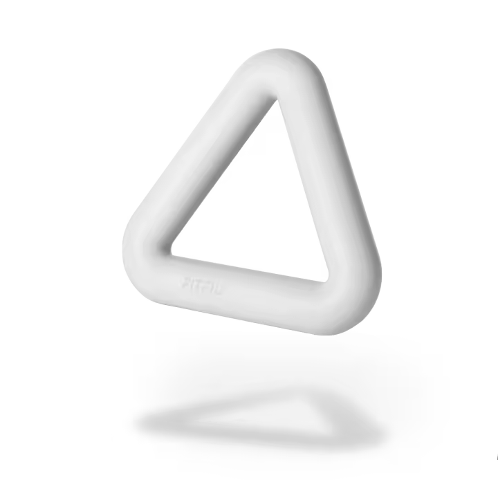 FITFIU Fitness - Pesa Rusa Kettlebell de 3,2kg con Agarre ergonómico, Triangular Kettlebell - 1