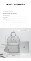 Oxford Mochara de tela de las mujeres mochipa simple 14 pulgadas Portátil Bolsa de gran capacidad - details 0