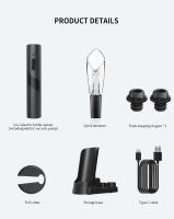 Kit de Abridor Eléctrico Kolitong ( Elegante y Inteligente Automático) | Abre Botellas con un Toque · Incluye 4 Utensilios de Vino | Ideal para Hogar y Regalos KP1127 - details 18