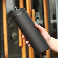 Taza De Plástico Doble Capa Con Gran Capacidad Y Alto Valor Estético Taza De Bebida Fría Con Tubo Recto Taza Portátil Con Pajita Para Adultos - details 2