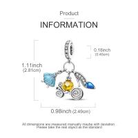 Nuevo Broche De Cámara De Vlog Princesa 925 Plata Con Encantos De Cabello Piedras Preciosas Zirconia Para Pulseras Originales Pandora Joyería DIY Regalo De Cumpleaños - details 23