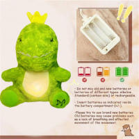 Dinosaurio De Peluche Interactivo Rítmica Respiro Animal Simulación Muñeco Suave De Poliéster Para Niños De 3-6 Años - details 11